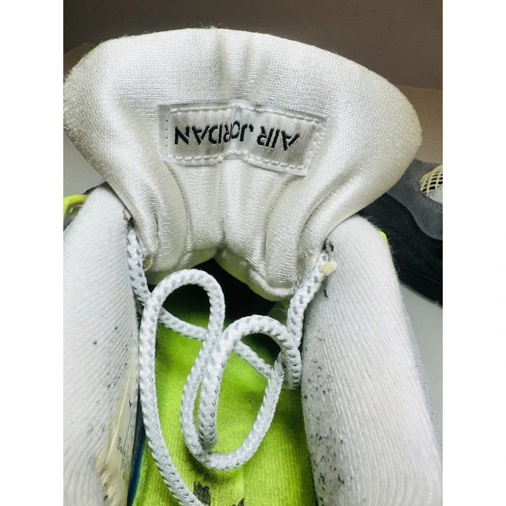 NIKE AIR Jordan 4 Retro SE‎ 'Neon 95' Sneakers Size 9 CT5342 007